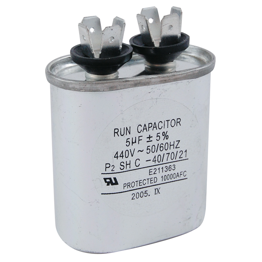 LPS Sourcing 440V Oval Capacitor 5 MFD 122005 Lowe's Pro Supply