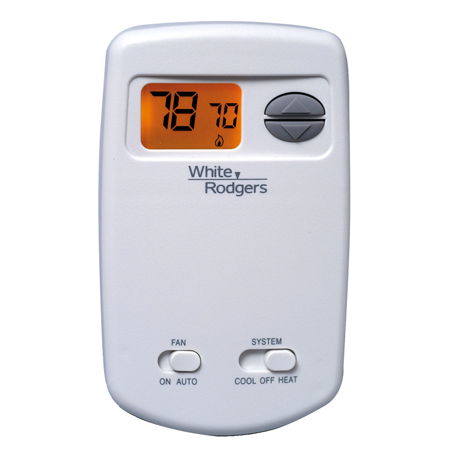 White Rodgers Heat/Cool Heat Pump Digital Thermostat 130160 Lowe's