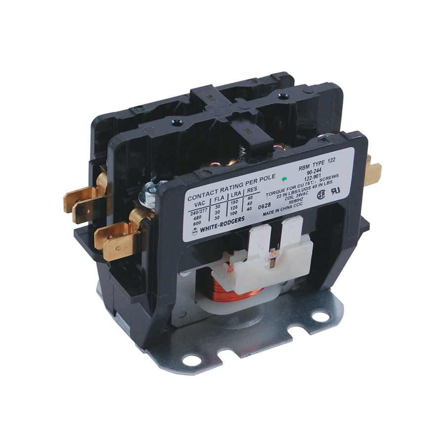 White Rodgers 30A 2Pole Contactor 168244 Lowe's Pro Supply