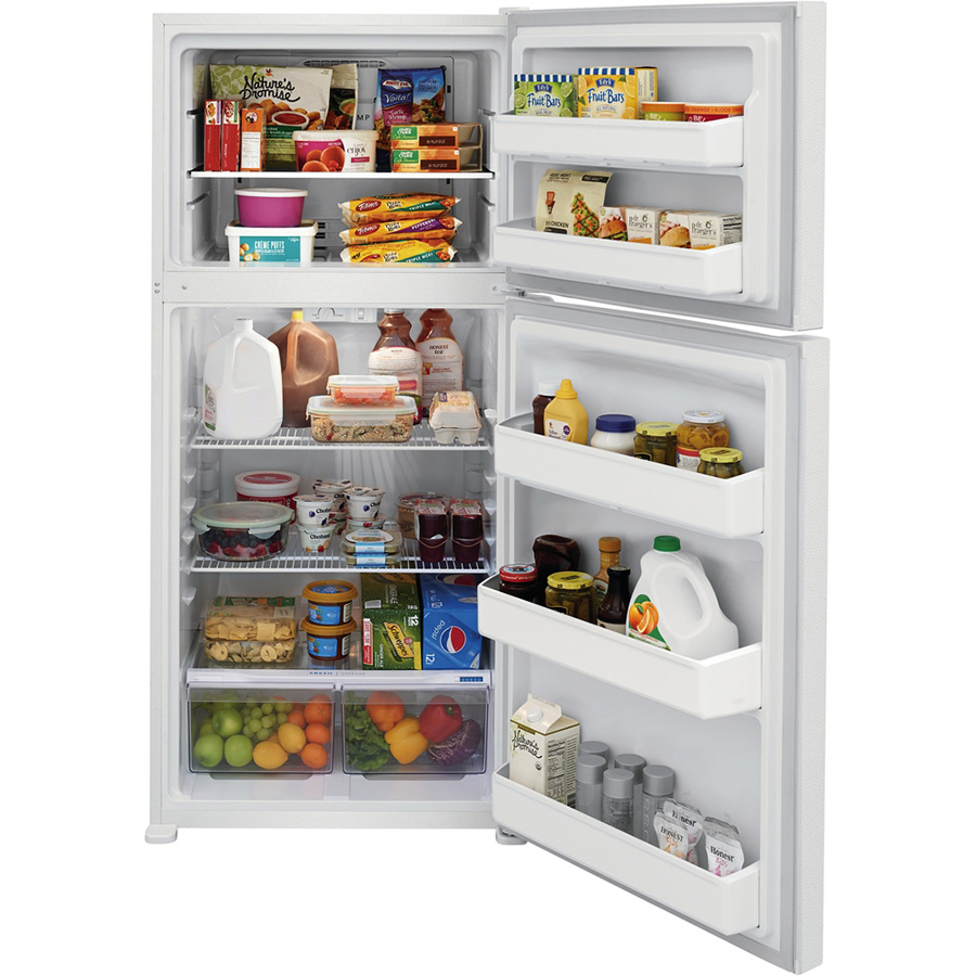 Frigidaire 18 Cu Ft White TopFreezer Refrigerator 281039 Lowe's