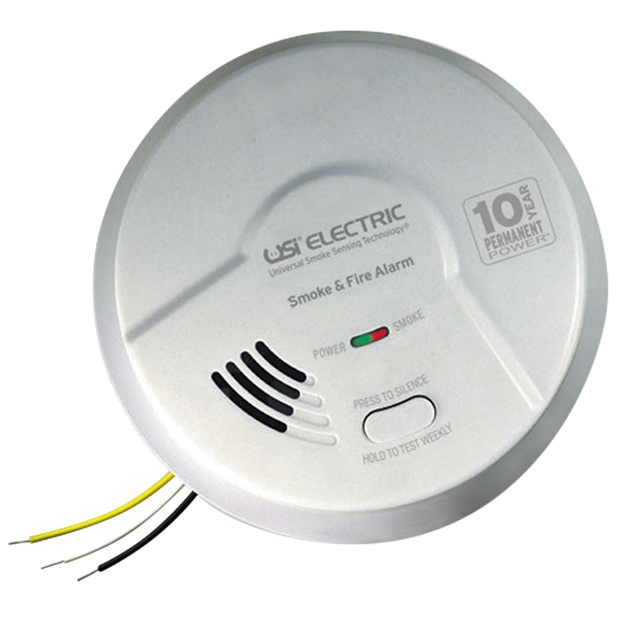 USI Smoke & Fire Alarm 120V with Battery BackUp 360441 Lowe's