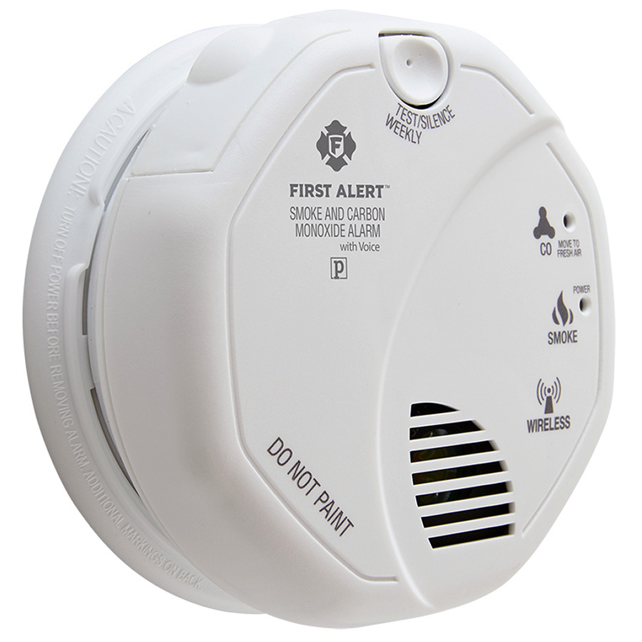 Smoke and CO Combo Alarm 3V 2AA Battey  Powered