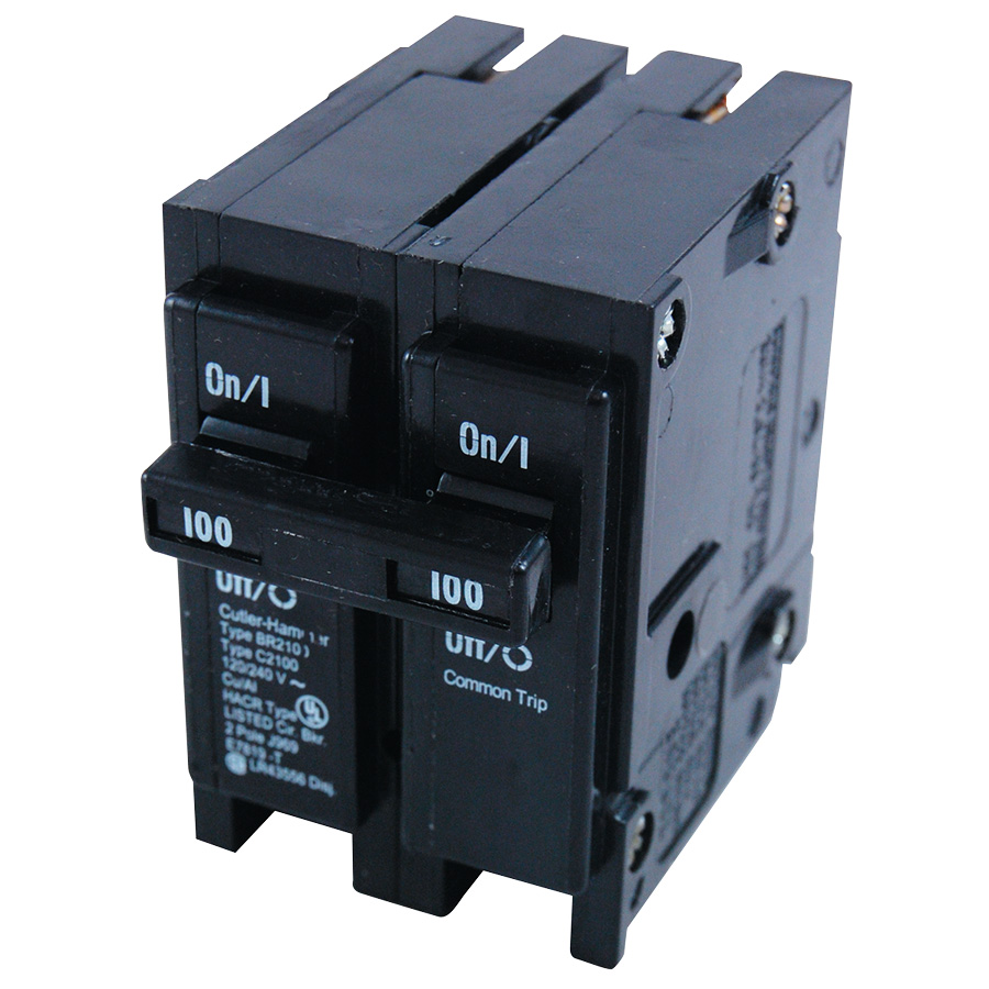 Cutler Hammer Interchangeable D/P Breaker BR2100 372100 Lowe's Pro Supply