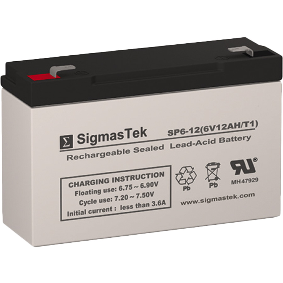 Sure Way Battery Emergency Light Battery 6 Volt Rechargeable 446260