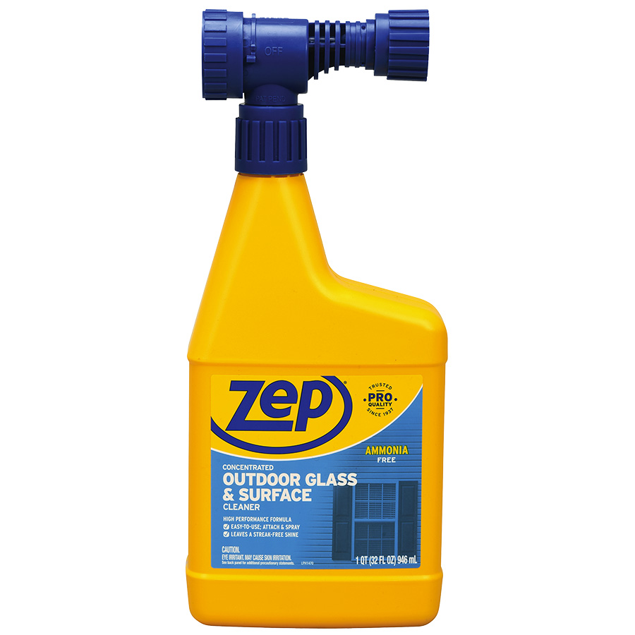 Zep HoseEnd Outdoor Glass Cleaner 32 Oz 501009 Lowe's Pro Supply