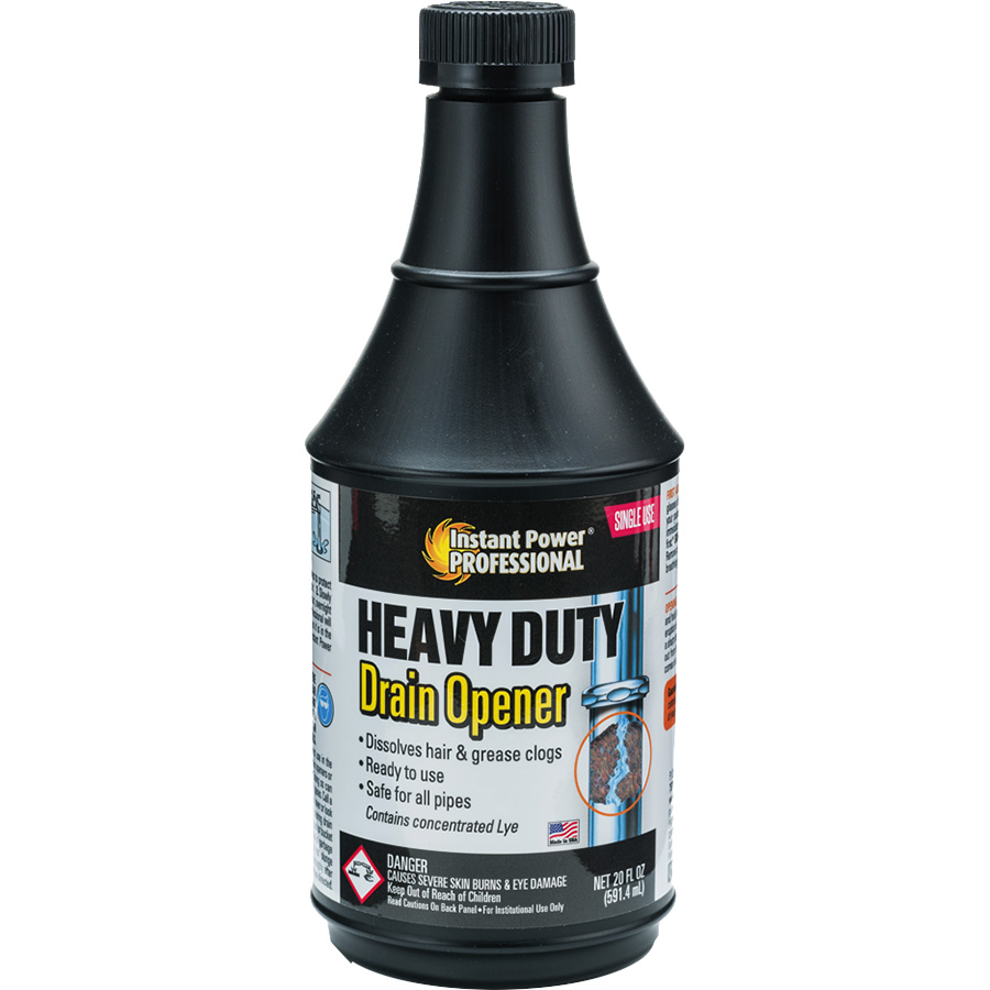 Instant Power Professional Heavy Duty Drain Opener 20 Oz Bottle