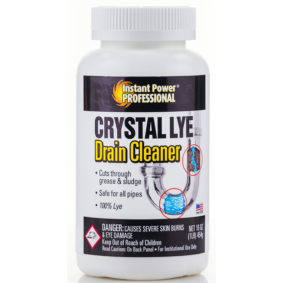Instant Power Professional Crystal Lye Drain Opener 1 Lb Container 507114 Lowe's Pro Supply