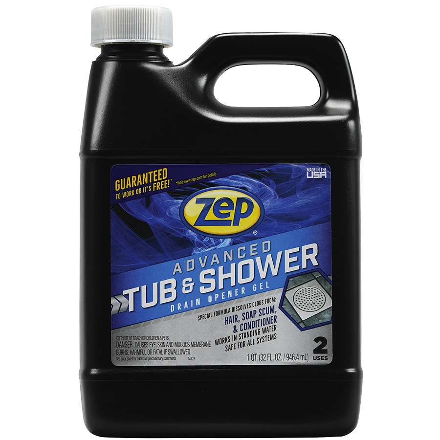 Zep Advanced Tub & Shower Drain Opener 32 Oz 507124 Lowe's Pro Supply