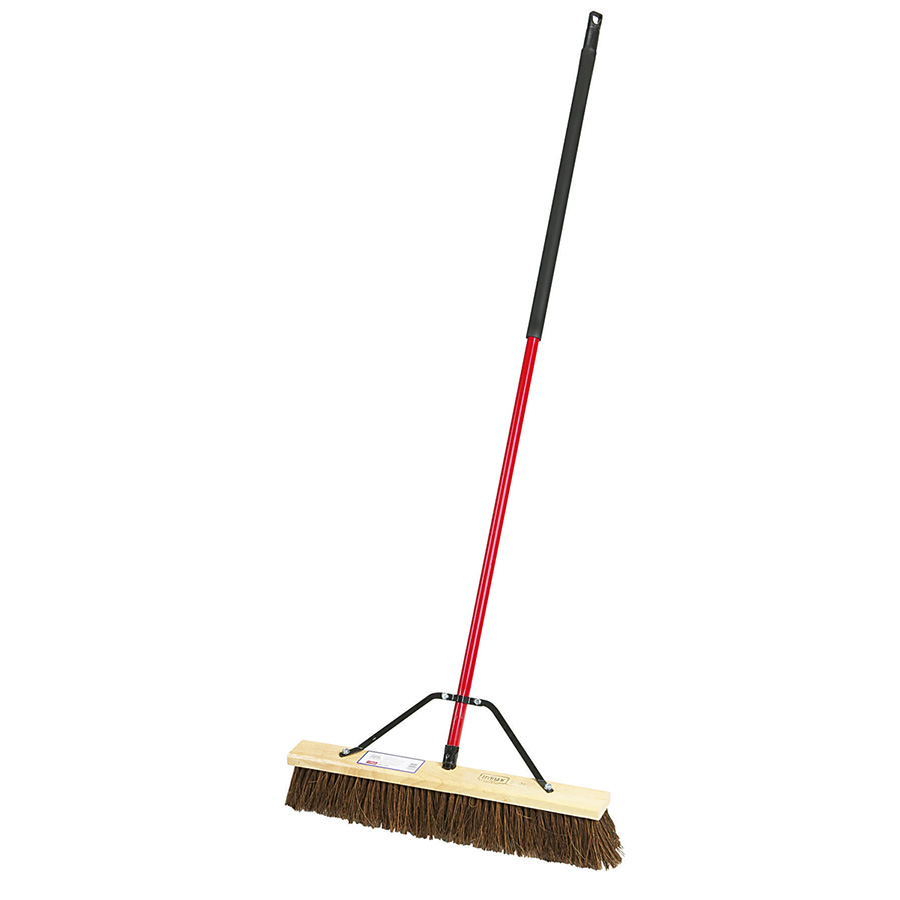 Harper Brush 24" Palmyra Push Broom with Handle 531025 Lowe's Pro
