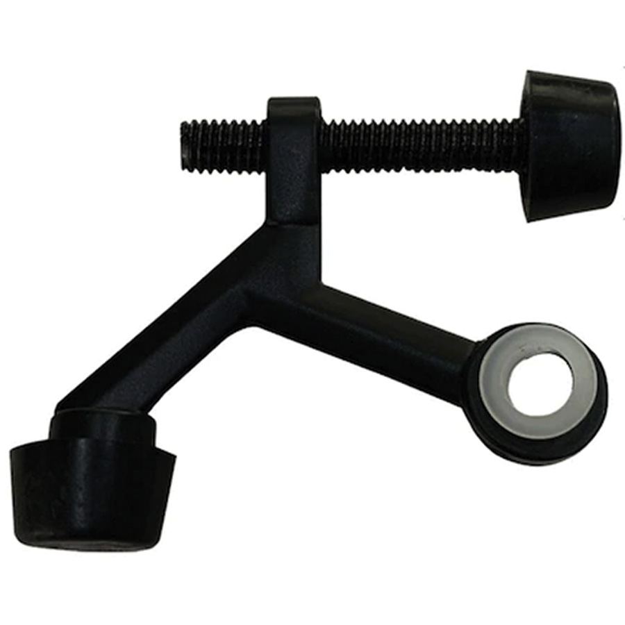 LPS Sourcing Hinge Pin Door Stops Matte Black, Pack of 10 600308