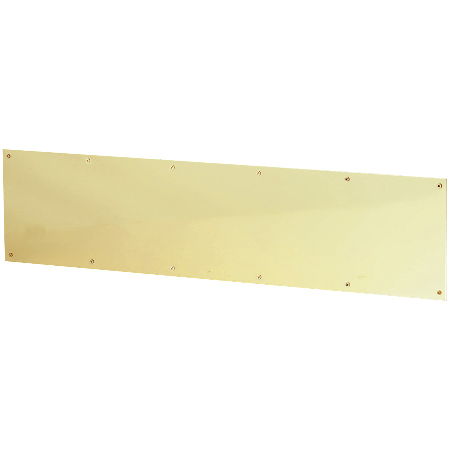 LPS Sourcing Kick Plate 8" x 34" Anodized Brass 609105 Lowe's Pro Supply