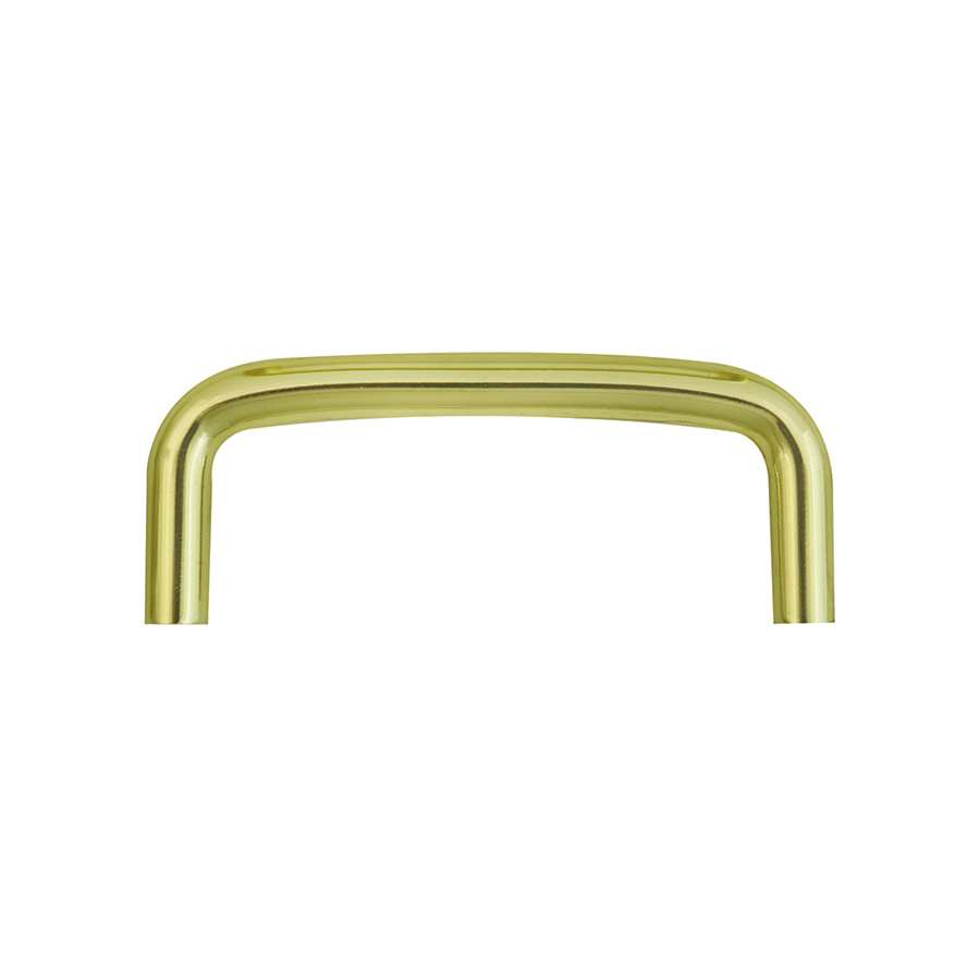 LPS Sourcing UShaped Drawer Pull Polished Brass 3" 640001