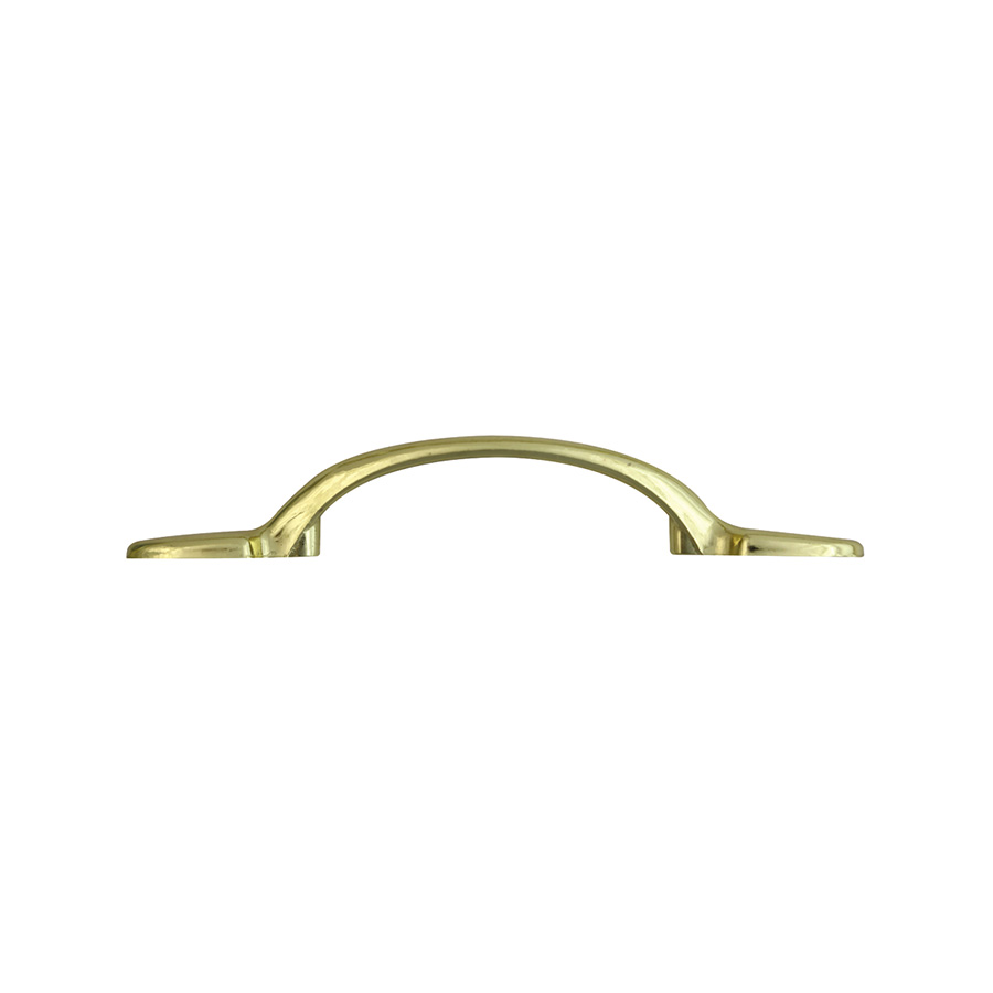 LPS Sourcing Traditional Style Drawer Pull Polished Brass 3" 640021 Lowe's Pro Supply
