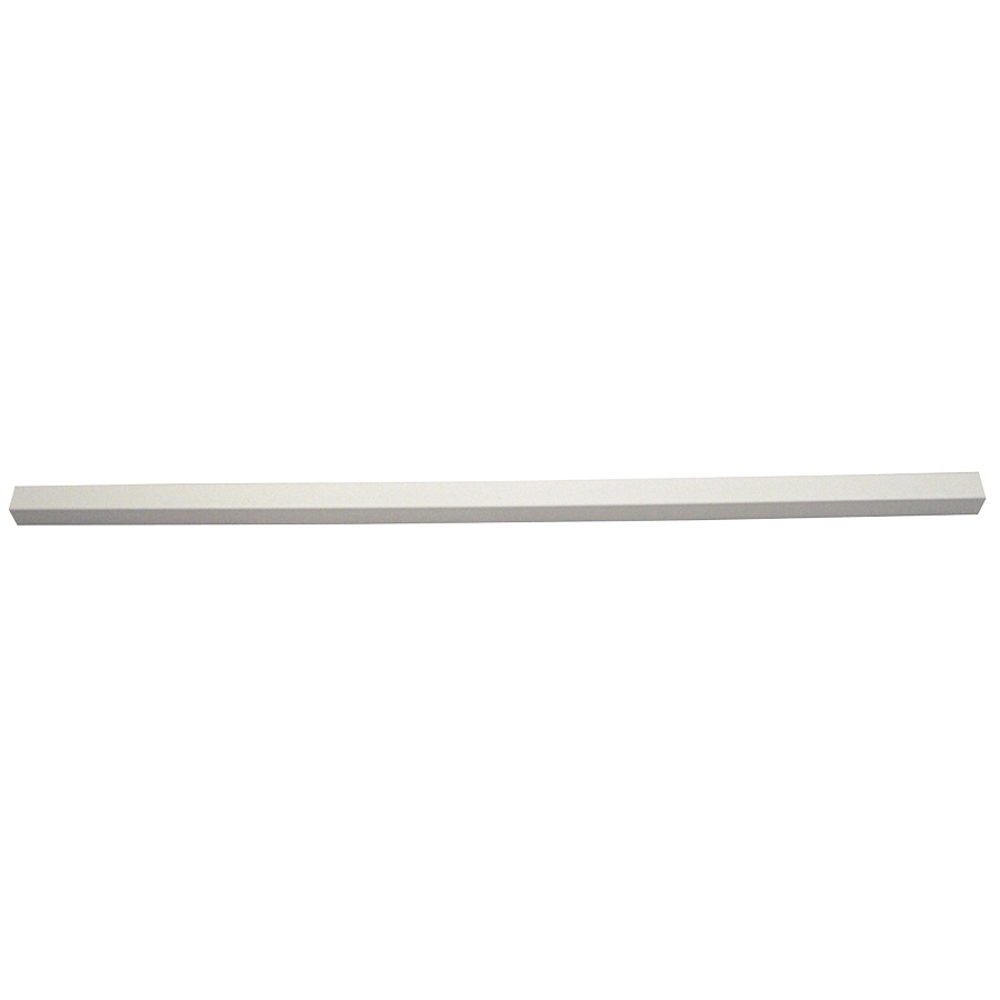 Lenape Products 3/4" x 36" Plastic Towel Bar White 670036 Lowe's