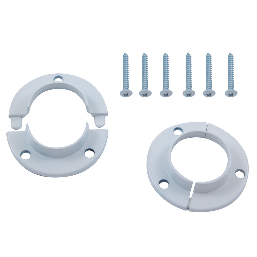 LPS Sourcing Closet Pole Sockets Split Design White 675122 Lowe's