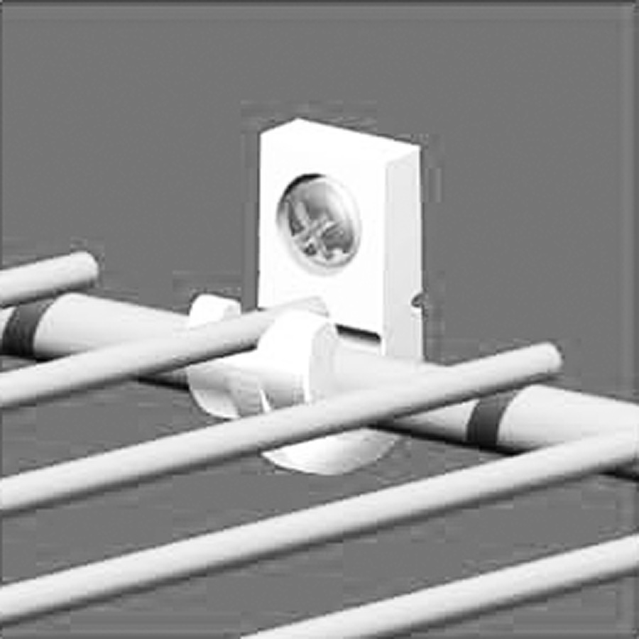 Closetmaid Wall Mounting Clip PreLoaded 675243 Lowe's Pro Supply