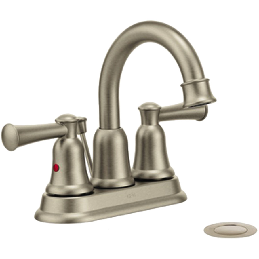 Cleveland Faucet Group Capstone Brushed Nickel Lavatory Faucet with Popup 707211 Lowe's Pro