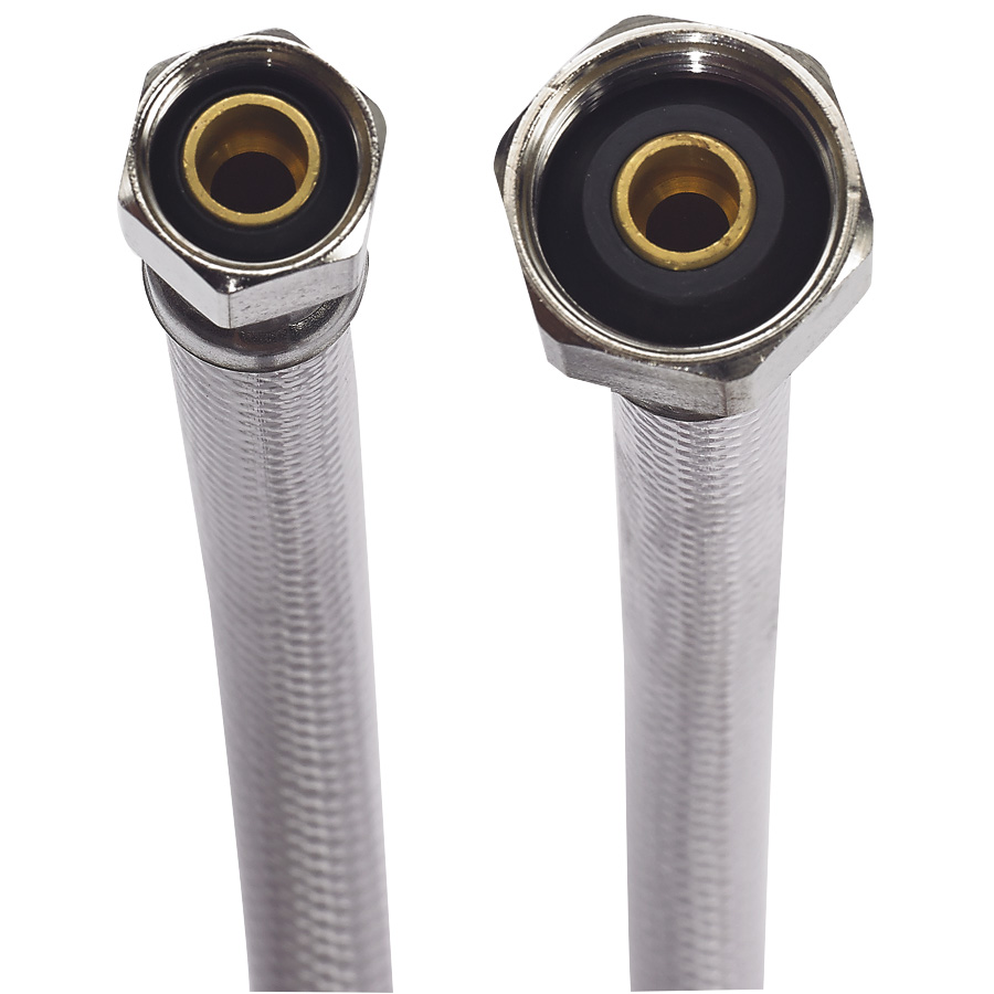 LPS Sourcing PVC Faucet Supply Line 3/8" Comp X 1/2" IPS X 12" 717013