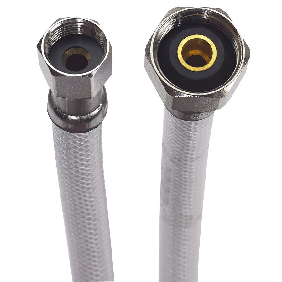 LPS Sourcing PVC Faucet Supply Line 3/8" Flare X 1/2" IPS X 12