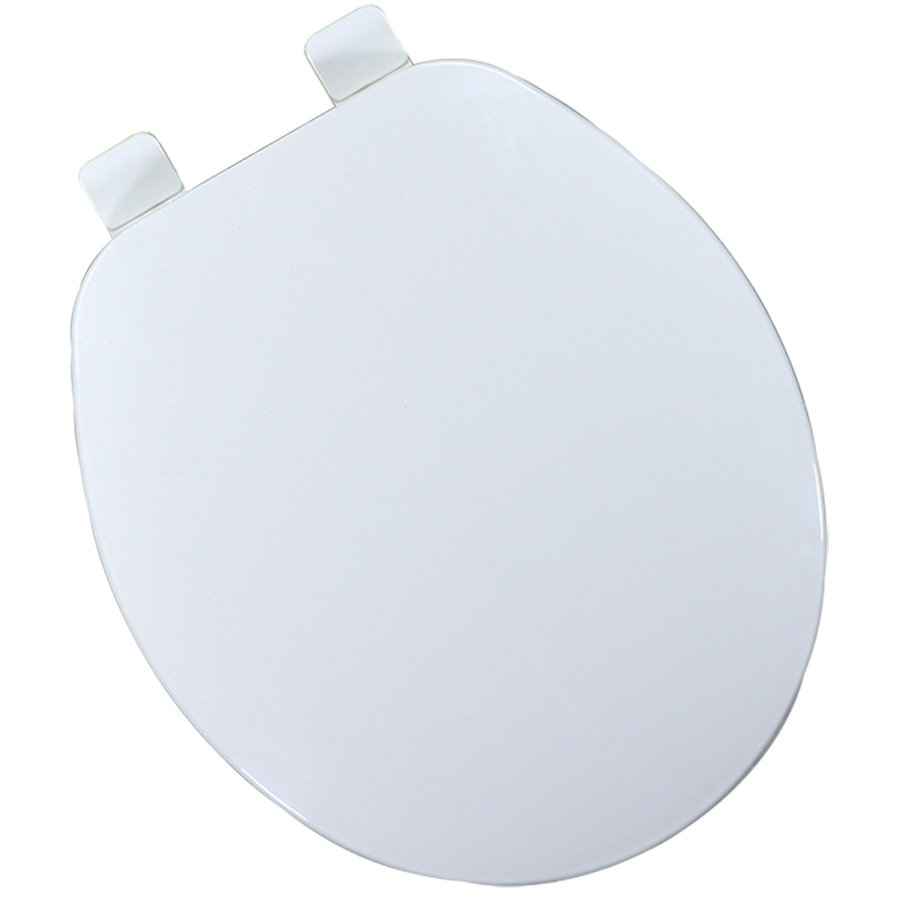 Plastic Round Toilet Seat White