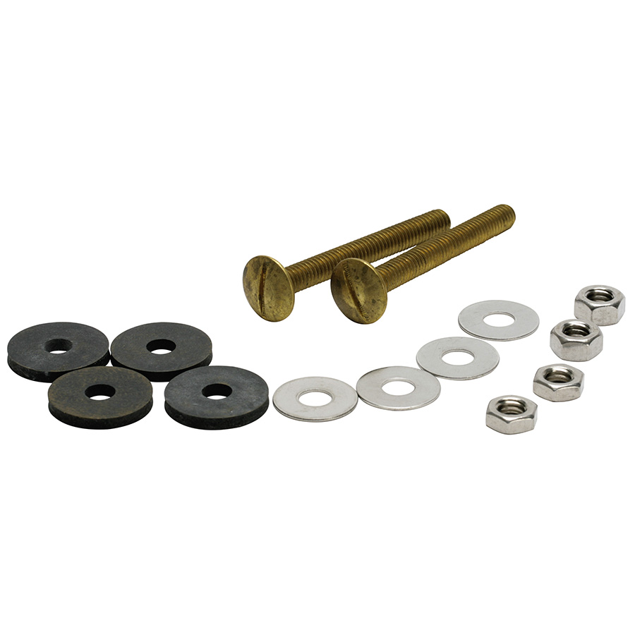 Fluidmaster Solid Brass 5/16" x 3" TankToBowl Bolts 733351 Lowe's Pro Supply