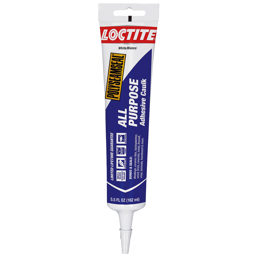 Loctite Polyseamseal AllPurpose Adhesive Caulk White 5.5 oz 800610 Lowe's Pro Supply