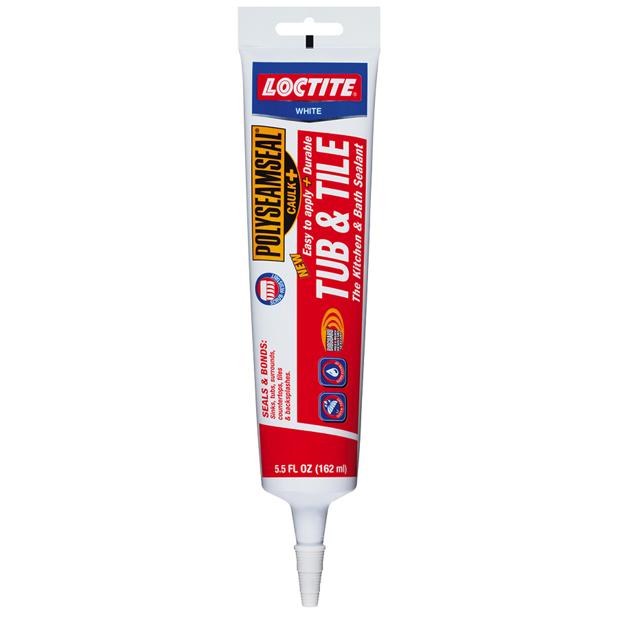Loctite Polyseamseal AllPurpose Adhesive Caulk White 5.5 oz 800630