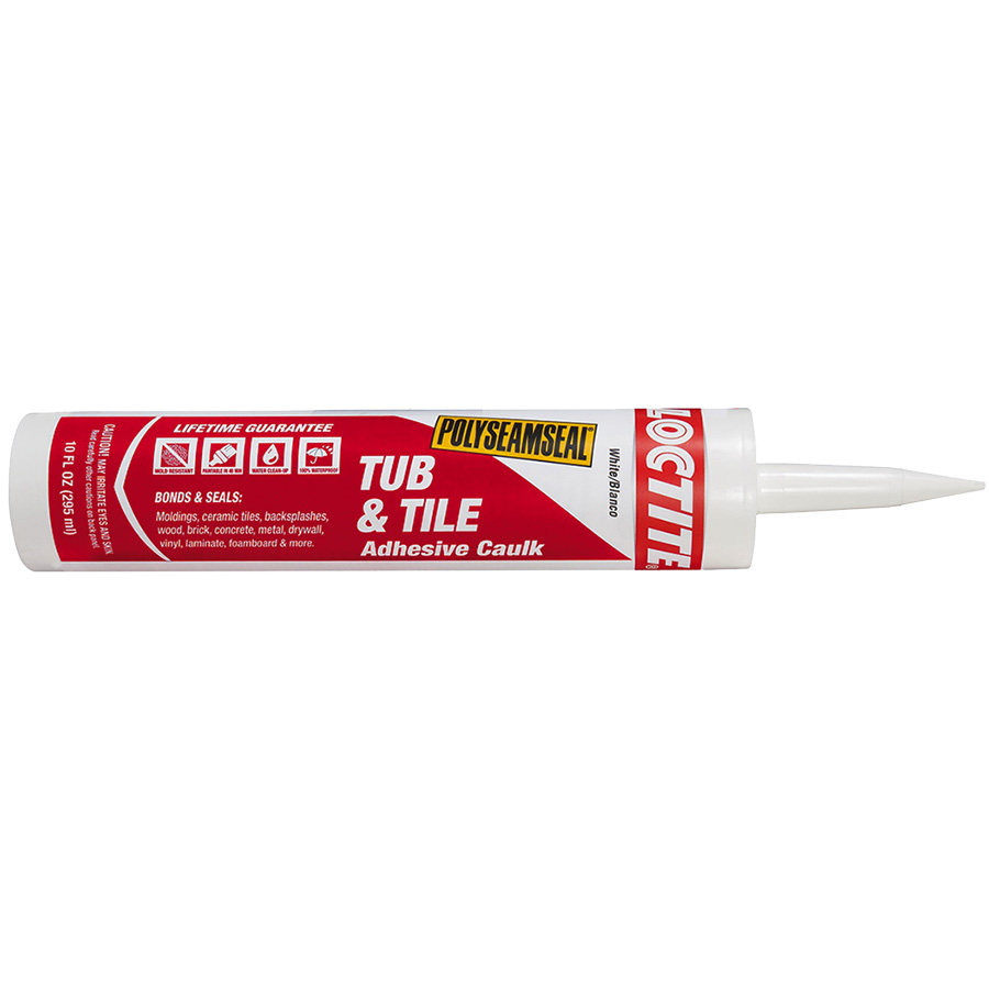 Loctite Polyseamseal AllPurpose Adhesive Caulk White 10 oz 800640