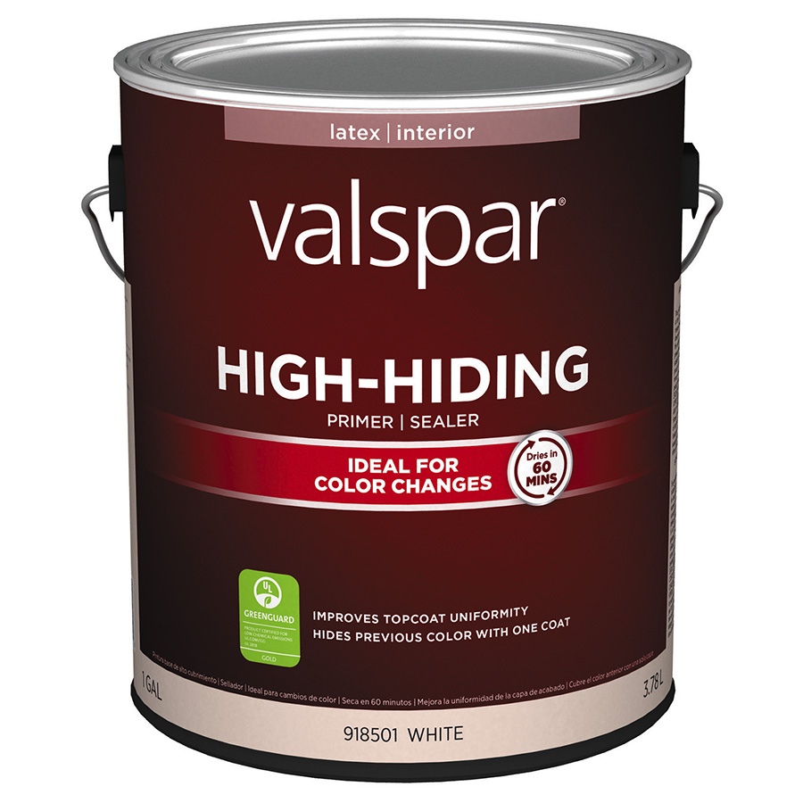 Valspar Interior High Hide WaterBased Primer 1 Gallon 810126 Lowe