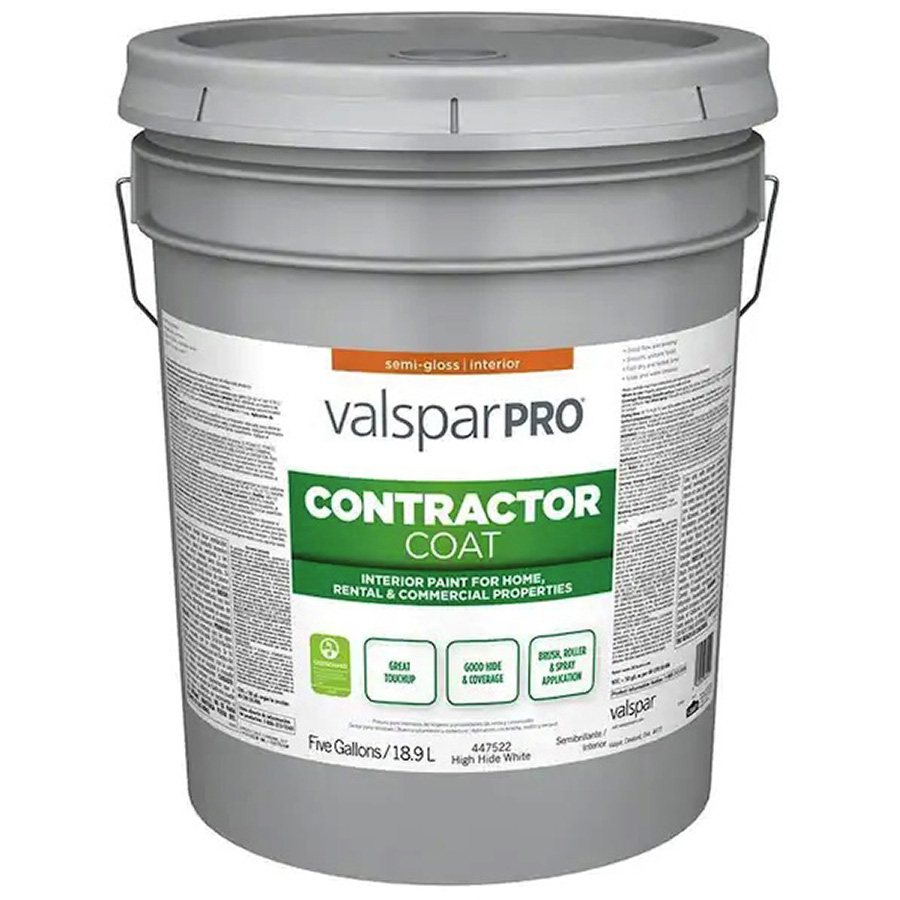 Valspar 4000 Semi HiHide White Base Interior Paint 5Gallon