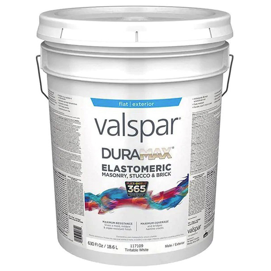 Valspar Exterior Masonry Stucco Base-1 Paint 5-Gallon