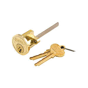 Segal Rim Cylinder Die-Cast SE1 Keyway Brass