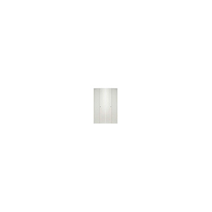 Metal Bifold Door Set Flush Ivory 48" x 80"