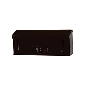 Mailbox Steel Black 7" x 14-3/4" x 2-3/8"