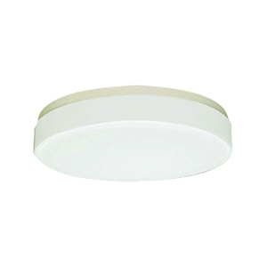 11" LED Flush Drum Ceiling Fixture White