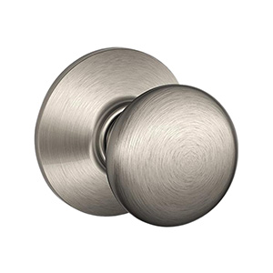 schlage plymouth f-series passage lockset satin nickel