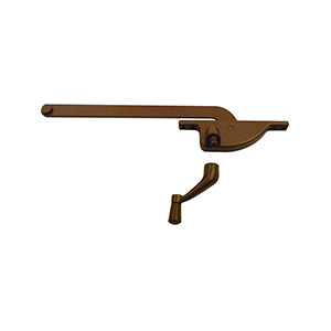 casement window operator bronze 9" left hand