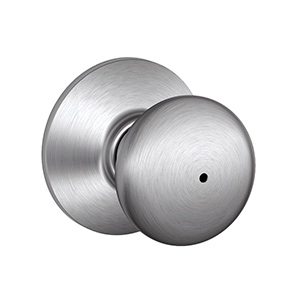 Schlage Plymouth Privacy Lockset Satin Chrome