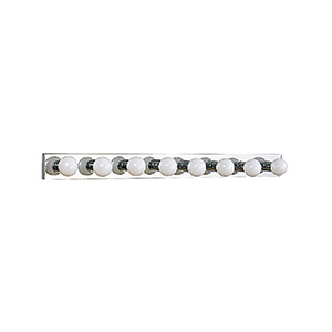 48" 8 Light Chrome Vanity Strip