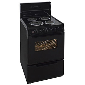 Premier Black 3.0 cu ft Electric Range