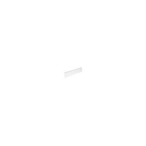 Cultured Marble 22" Right Side Splash White on White