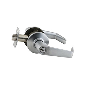 schlage saturn s-series storeroom leverset satin chrome