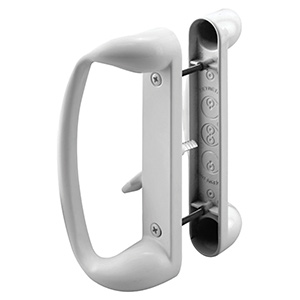 Sliding Patio Door Handle Set White