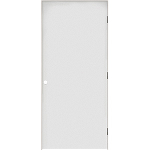 interior pre-hung flush hardboard door 32" x 80" right hand