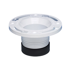 Oatey PVC Twist-N-Set Closet Flange 4"