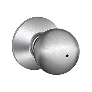 Schlage Orbit Privacy Lockset Satin Chrome