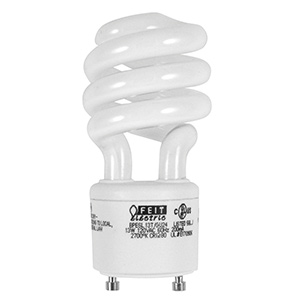 18W Mini-Twist CFL Bulb GU24 Base 2700K