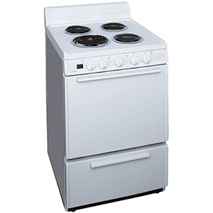 Premier White 2.9 cu ft Electric Range