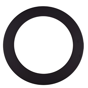 6" RECESSED LIGHT TRIM RING BLACK