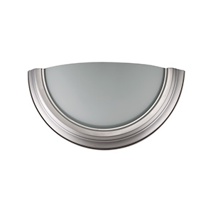 Half Moon Wall Scone Brushed Nickel